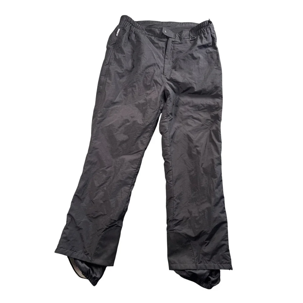 Obermeyer Stratton Mens XL Black Insulated‎ Ski Snow Pants Side Zip Snowboard